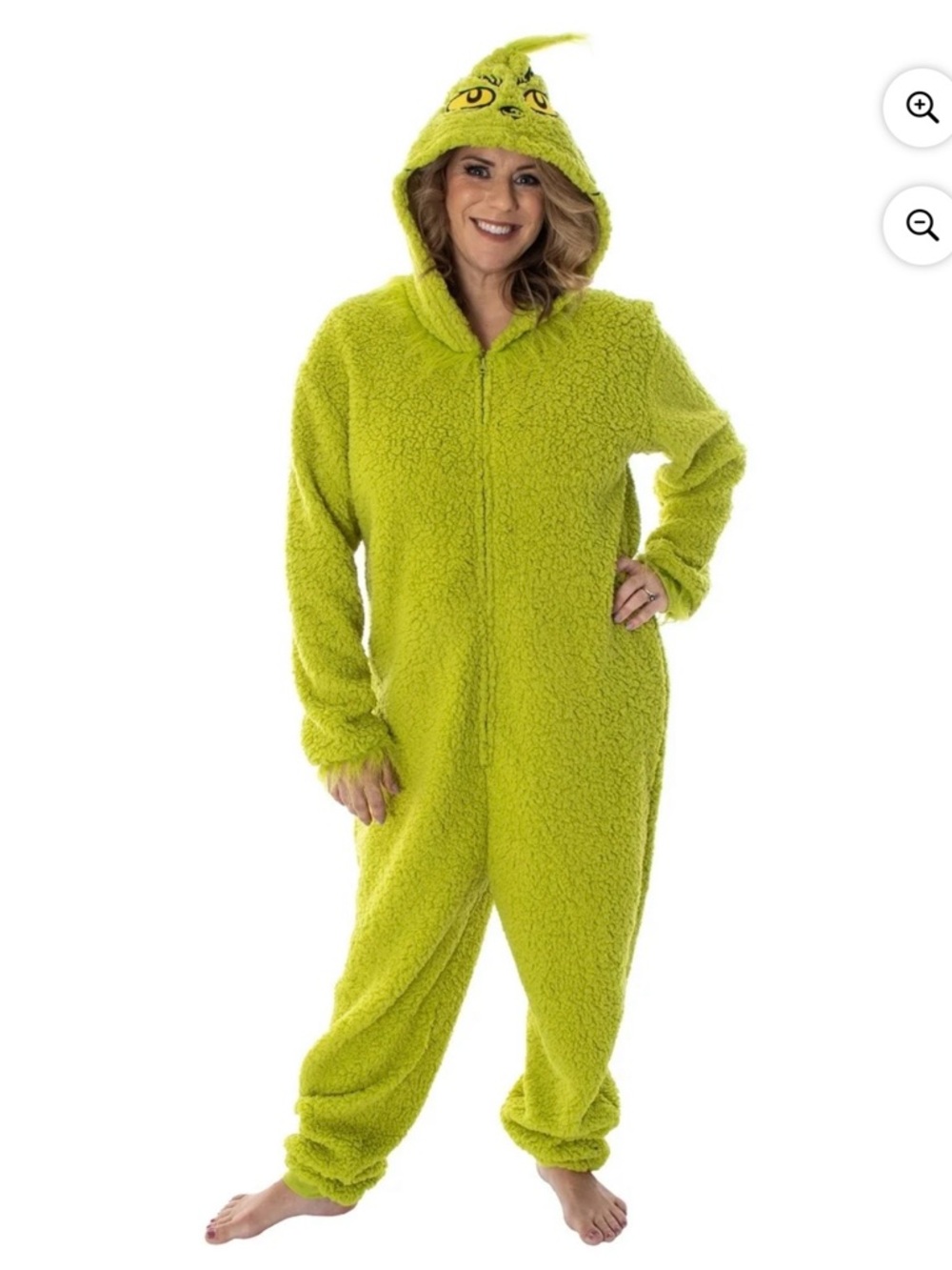 Dr. Seuss The Grinch Matching Family Costume Pajama Fleece Suit Onesie Unisex